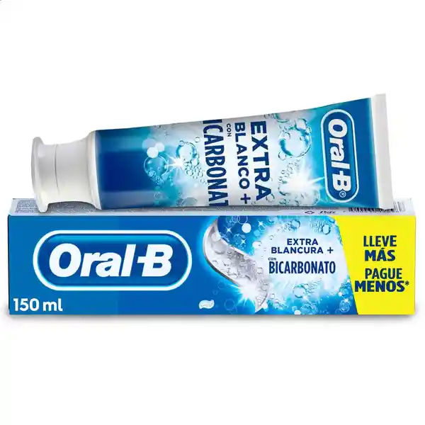 Oral B Crema Dental Extra Blancura Con Bicarbonato