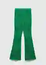 Pantalón Maverick Verde Talla L Mujer Mango