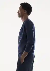 Chaleco Willyg Navy Talla L Hombre Mango