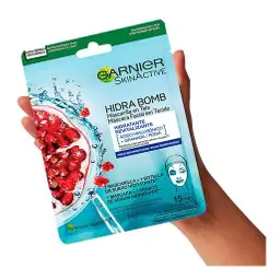 Garnier Mascarilla Facial en Tela Hidratante Skin Active Hidra Bomb 