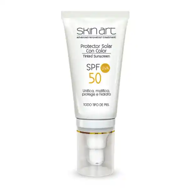 Skin Art Protector Solar Con Color SPF 50 50 g