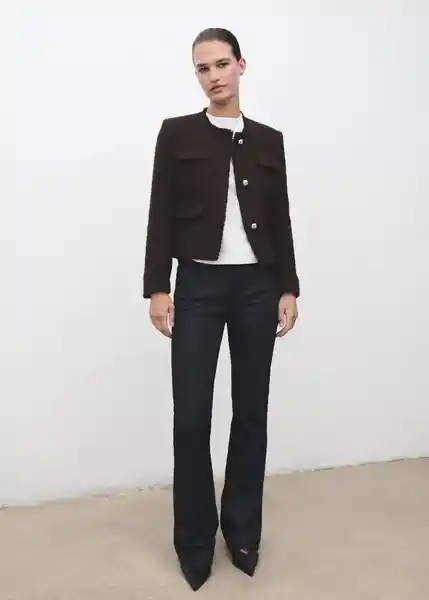 Chaqueta Winter Marron Talla Xs Mujer Mango