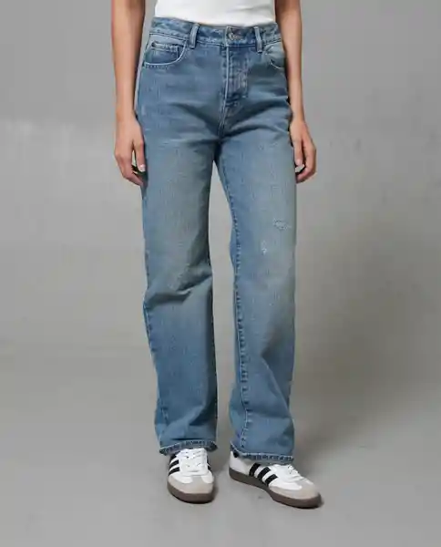 Jean Mujer Azul 8 233 G009_AZU144306 Rifle