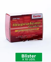 Genfar Ibuprofeno Blister  Tabletas Recubiertas (400 mg)