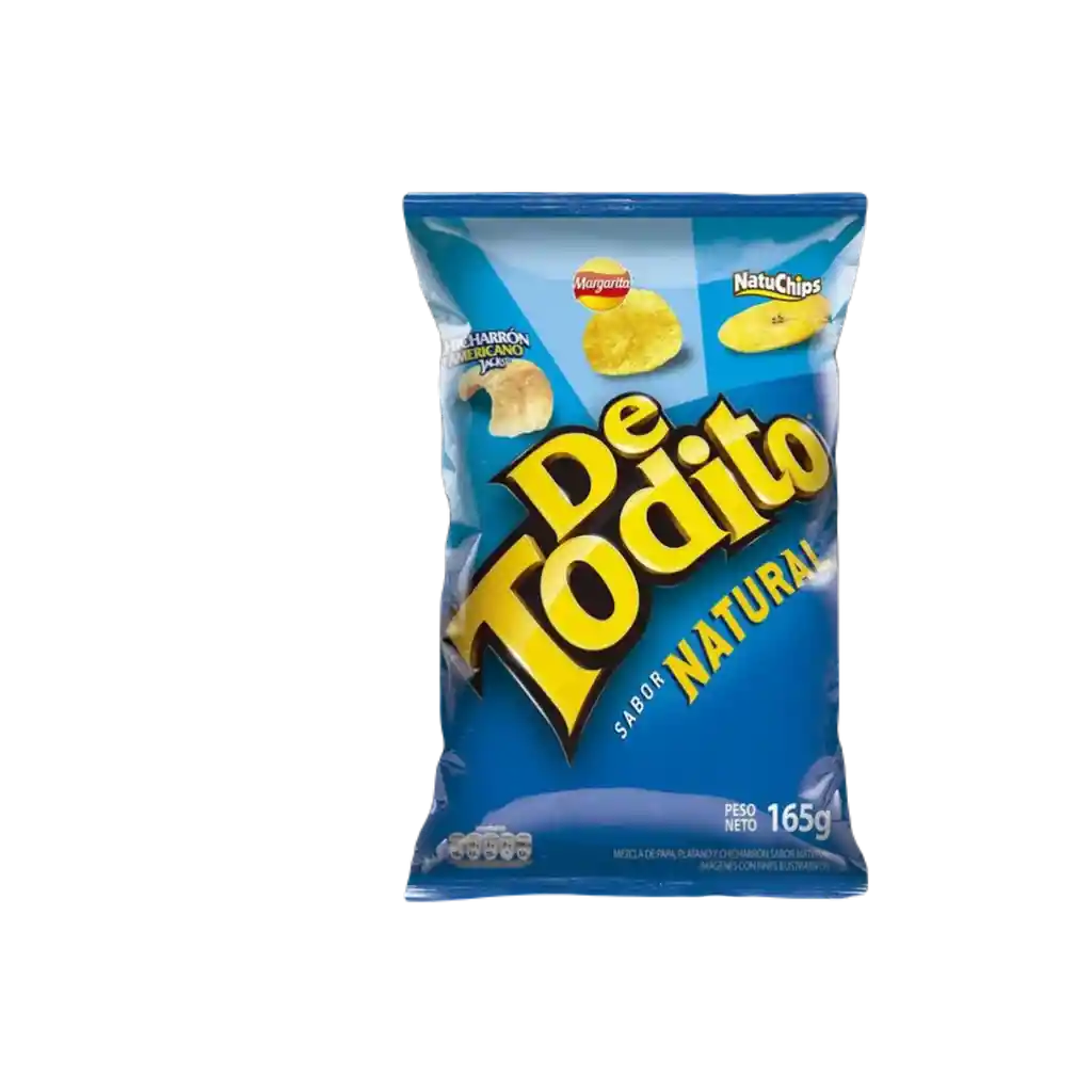  Natural  De Todito  X 165 Gramos 