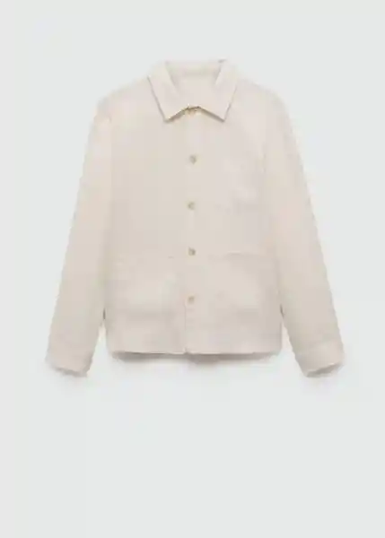 Chaqueta Tud2 Blanco Talla L Hombre Mango