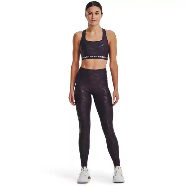 Under Armour Leggings Emboss Mujer Morado T. LG Ref: 1377108-541