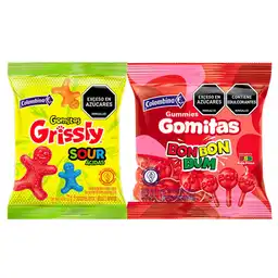 Combo Gomitas Bbb (24Bs/1/45G) + Grissly Sour