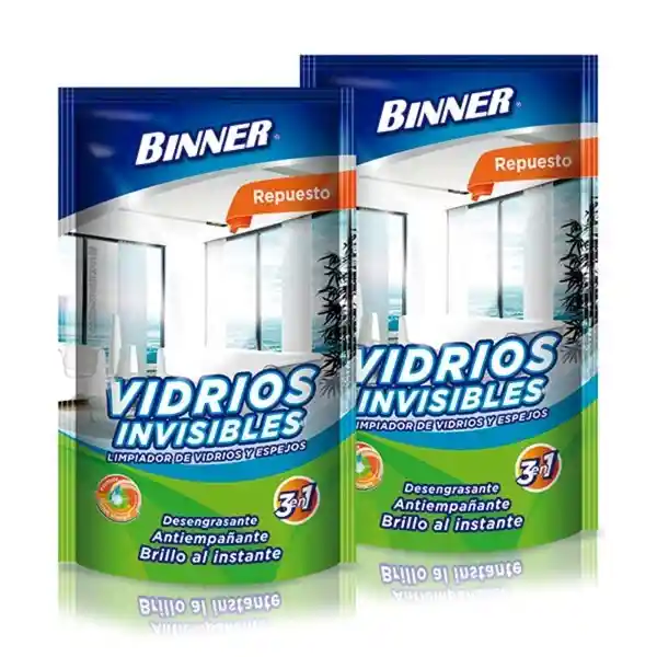 Binner Limpiador Vidrios Espejos