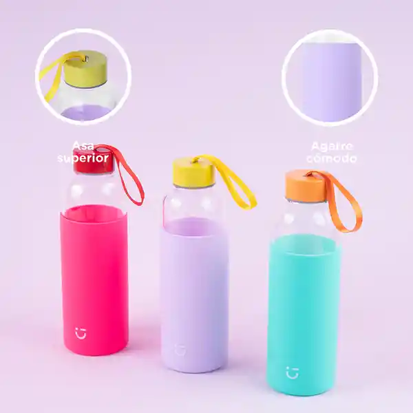 Vaso de Vidrio Serie Púrpura Miniso
