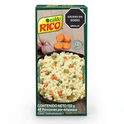 Caldo RICO deshidratado con verduras 12 cubos x 132g