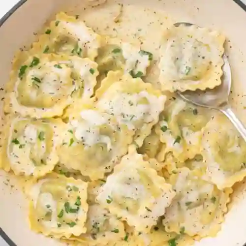Raviolis de Trucha Asada