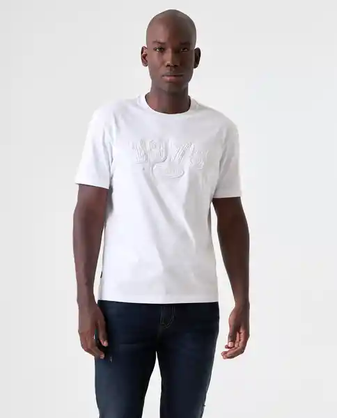 Camiseta Hombre Blanco Talla XS 842G003_BLA110601 Americanino