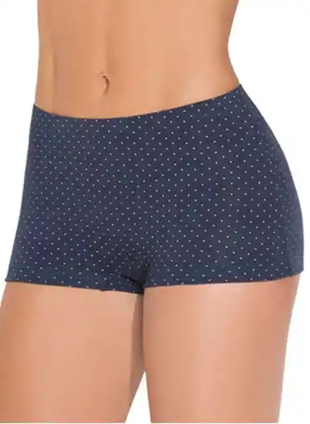 St Rina Panty Mujer Azul Puntos Talla S