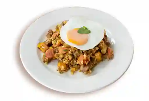 Calentado con Carne de Res
