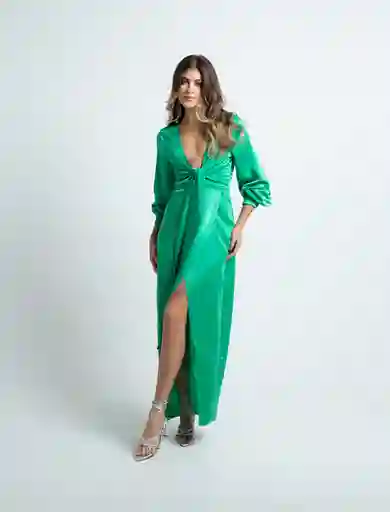 Vestido Hanny Mujer Verde Marmol Medio Talla S 572F370 Naf Naf