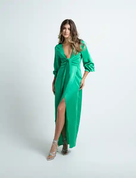 Vestido Hanny Mujer Verde Marmol Medio Talla S 572F370 Naf Naf