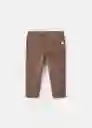 Pantalón Simon Marrón Talla 97 Niños Mango
