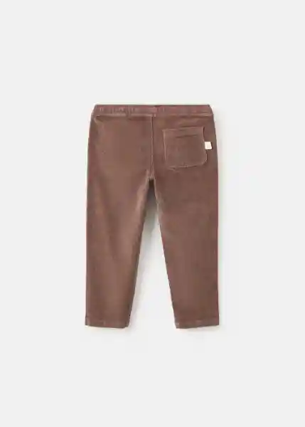 Pantalón Simon Marrón Talla 97 Niños Mango