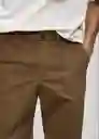 Pantalón Maine Khaki Talla 46 Hombre Mango