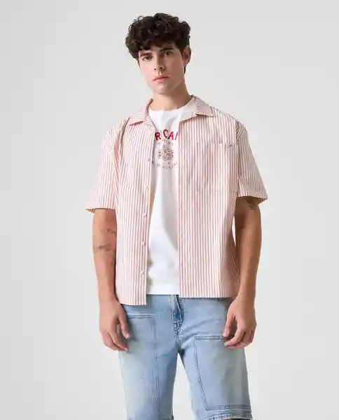 Camisa Hombre Rojo Talla XL 812G005_ROJ181657 Americanino