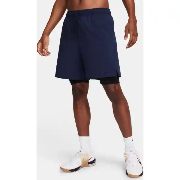 Nike Short Dri-Fit Unlimited Wvn 2In1 Para Hombre Azul Talla S