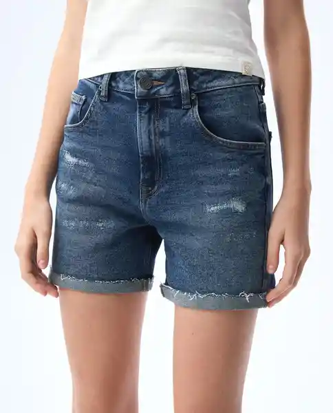 Short Mujer Azul Talla 10 351G001_AZU174021 Americanino