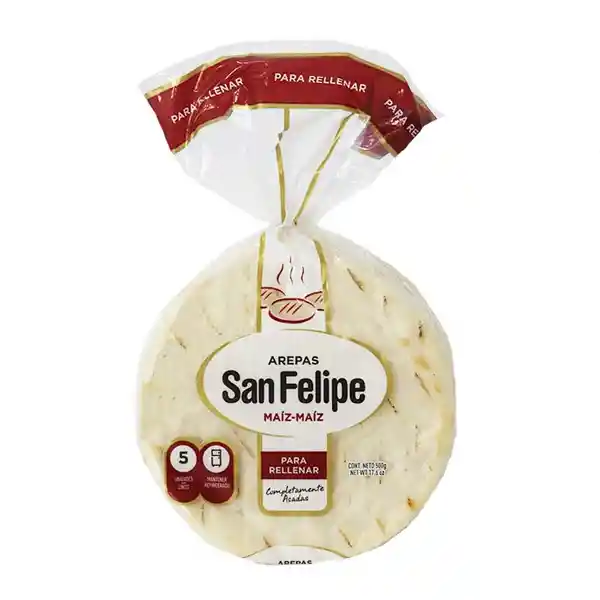 San Felipe Arepa Para Rellenar