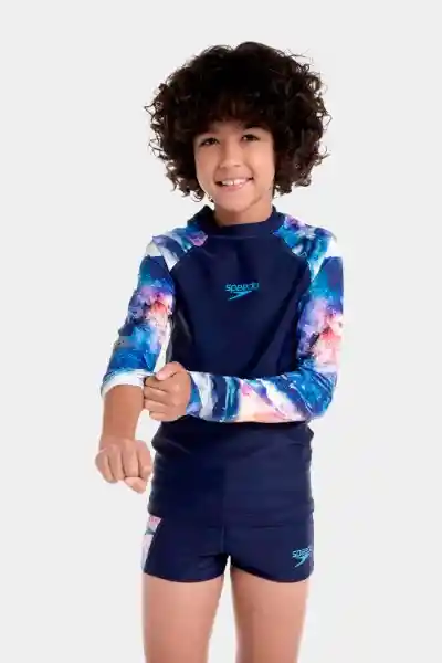 Camiseta Sunshine Shark in Space Junior Masculino T. 12 Speedo