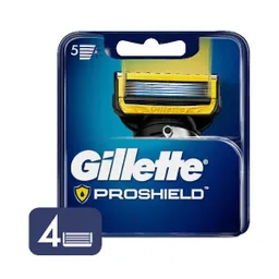 Gillette ProShield Cartuchos Para Afeitar X 4