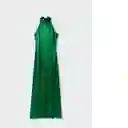 Vestido Alice-A Verde Talla L Mujer Mango