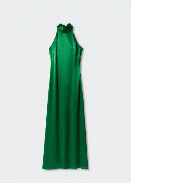 Vestido Alice-A Verde Talla L Mujer Mango