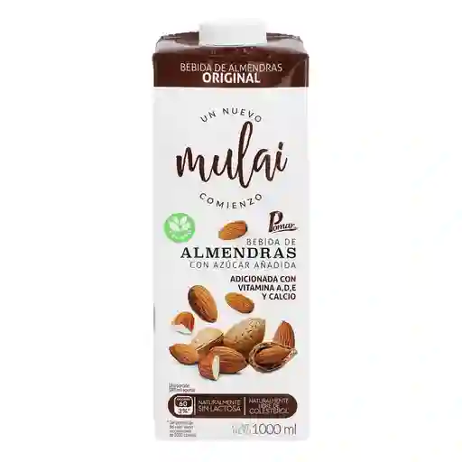 Bebida Almendras Calcio Pomar Mulai 1000 Ml