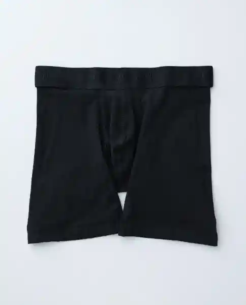 Boxer Biker Cotton Negro Puro Ultraoscuro Talla M Hombre Chevignon