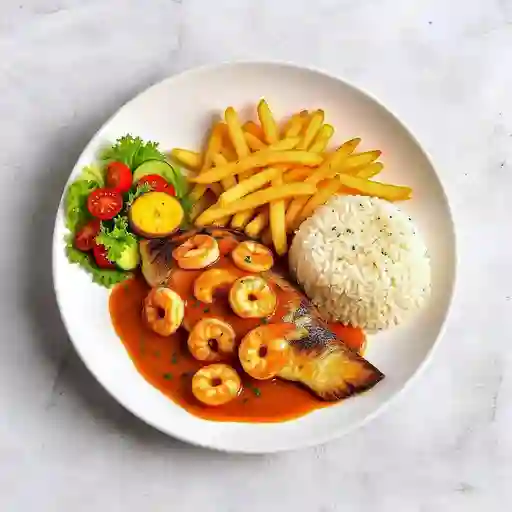 Utrucha Con Camarones