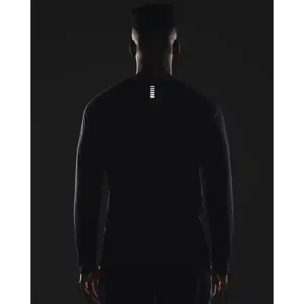 Under Armour Camiseta Streaker Long Sleeve Hombre Negro Talla SM