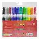 Plumones Bicolor Jumbo Faber Castell X12und