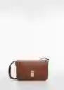Bolso M Luxor Cuero Talla 99 Mujer Mango
