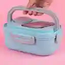 Contenedor Para Alimentos de Doble Capa Con Asas Azul Miniso