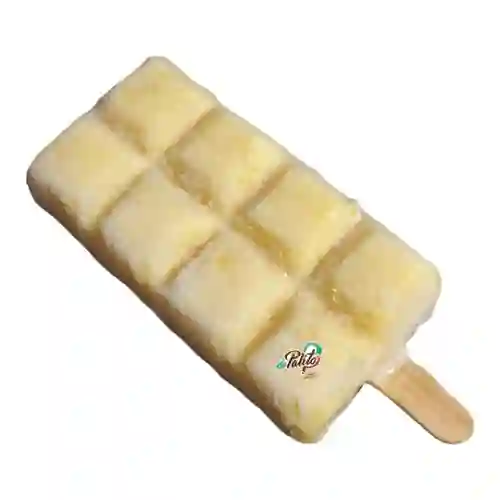 Paleta de postre de piña