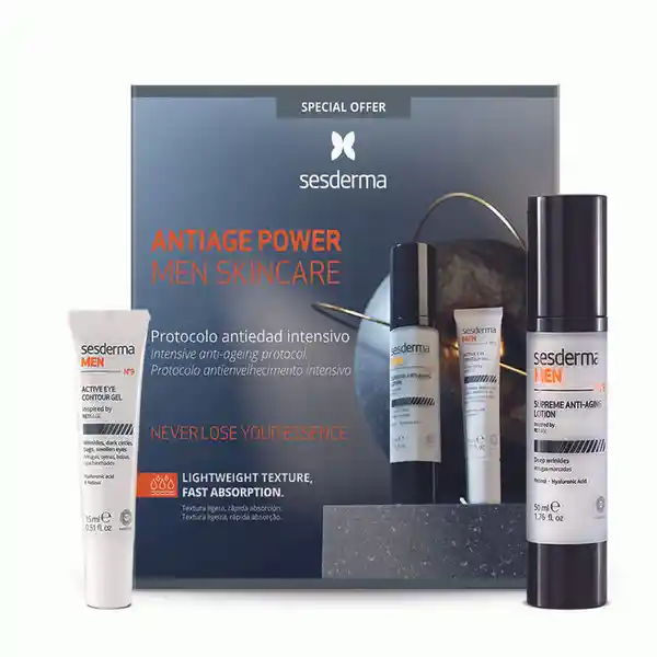 Sesderma Kit Loción Antiaging Men + Contorno de Ojos Men