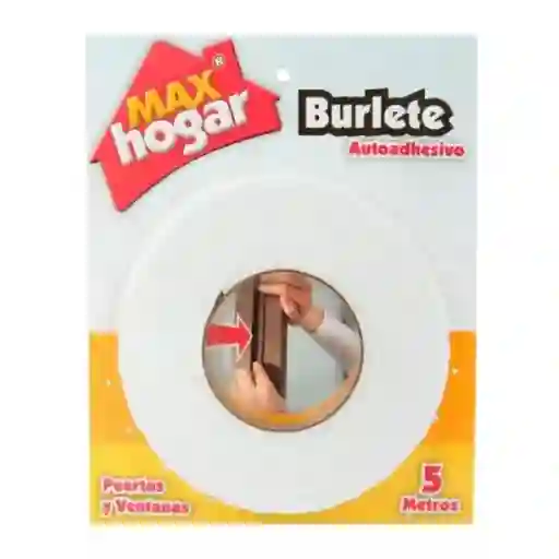 Max Hogar Home Burlete Para Puerta Y Ventana Blanco Adhesivo