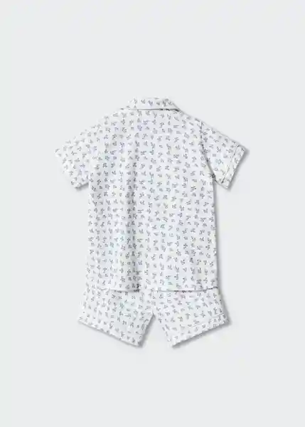 Pijama Azaharb Offwhite Talla 70 Niñas Mango