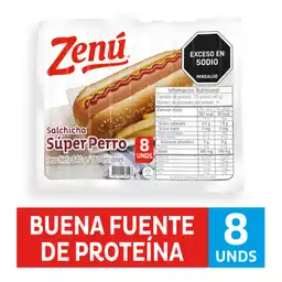 Zenú Salchicha Súper Perro Tipo Americano