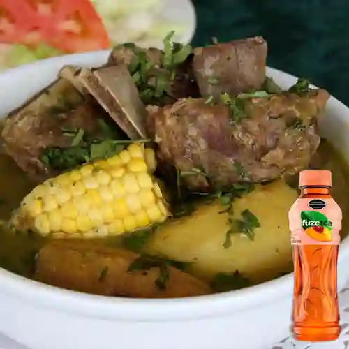 Combo Sancocho de Costilla + Fuze Tea Durazno 400ML