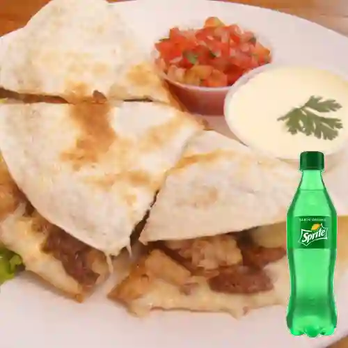Combo Quesadilla de Res + Sprite 400ml