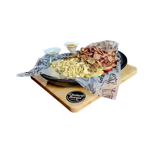 Salchipapa de la casa 2 Personas