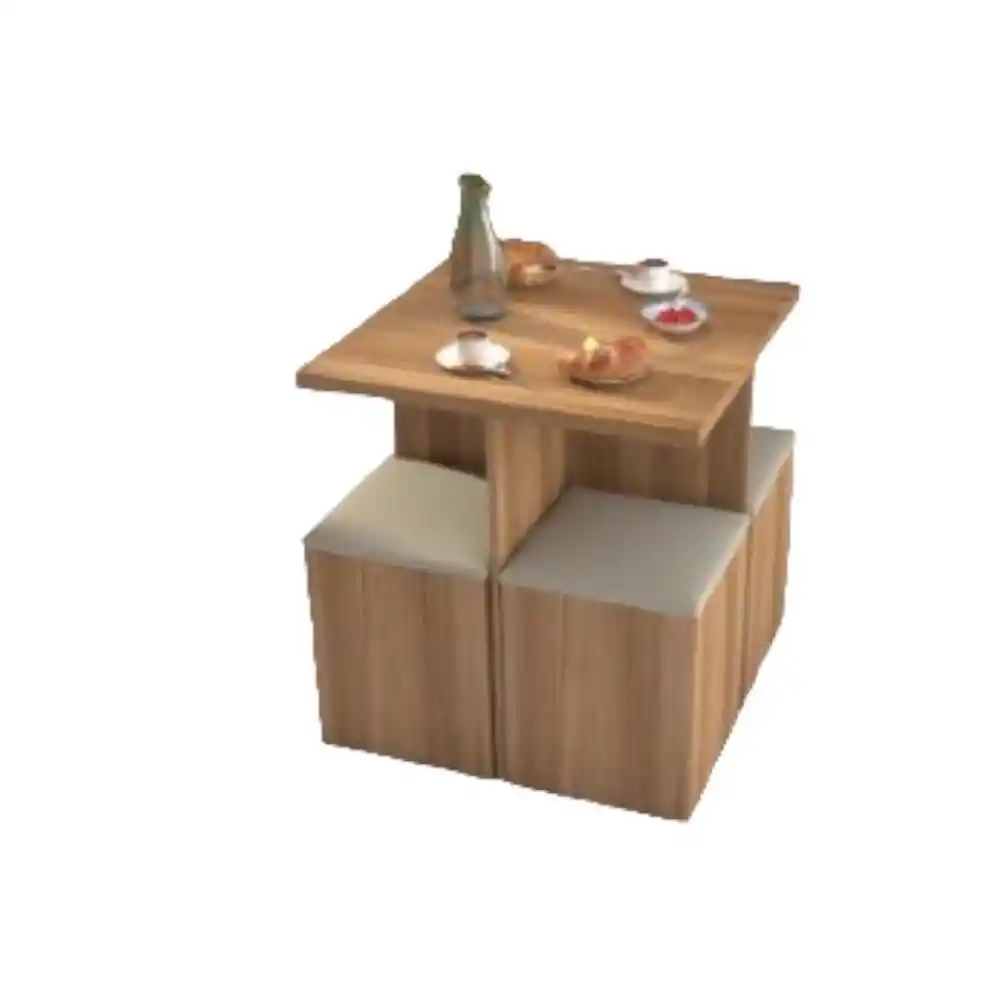 Juego Comedor 4 Puestos Finlandek On120130Bg