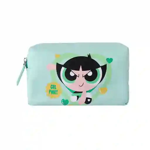 Cosmetiquera de Corazón Las Chicas Superpoderosas Verde Miniso