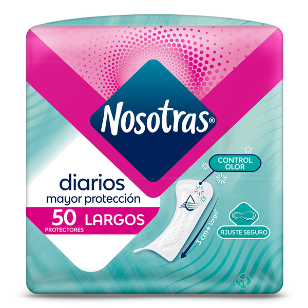 Nosotras Protectores Diarios Largos x50 50 und